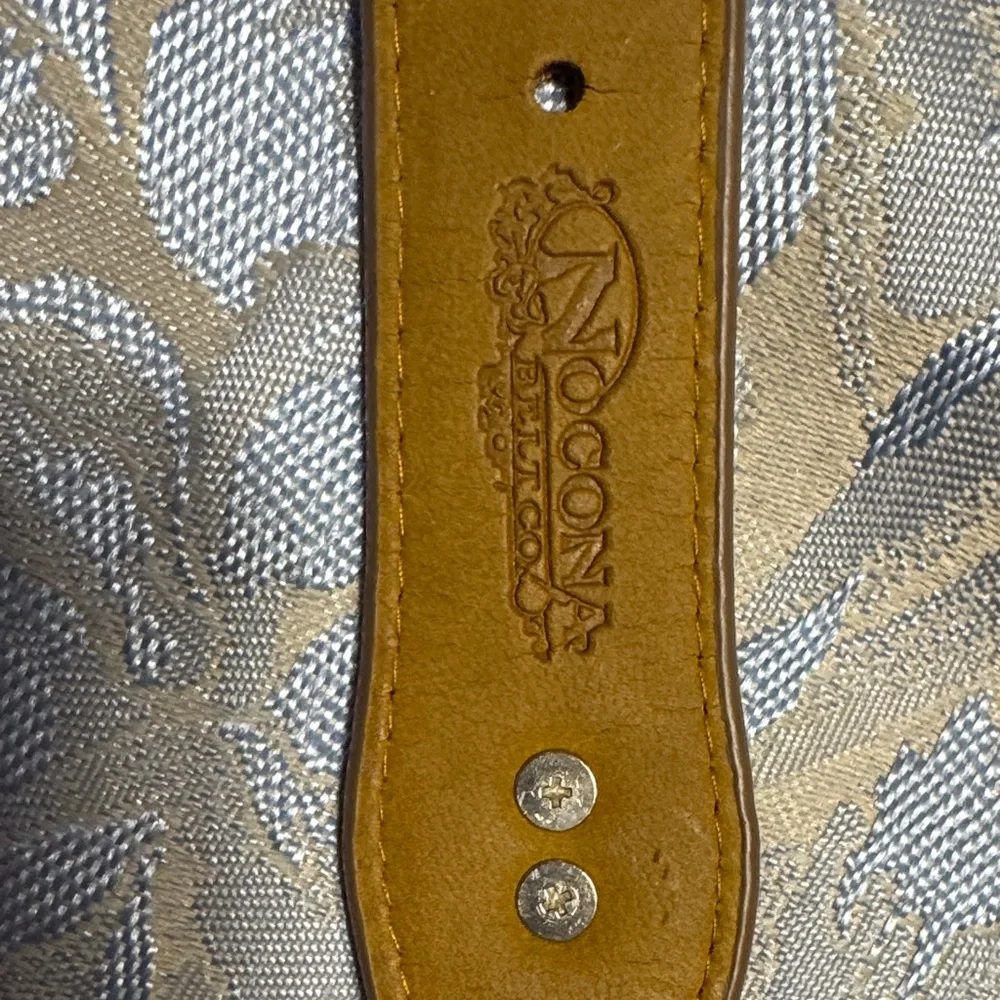 Nocona Kids Belt with Brown and Silver and pink bling hearts